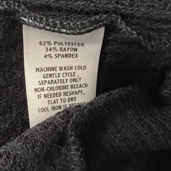 NWT TREASURE & BOND Off the Shoulder Thermal Knit Top in Black (XXS) - Picture 8 of 10